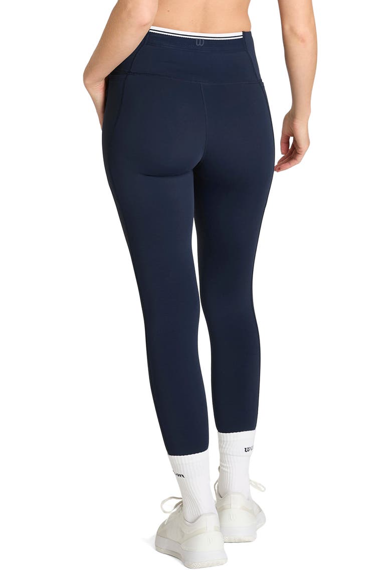 Advantage Performance Tennis Leggings, Alternate, color, CLASSIC NAVY