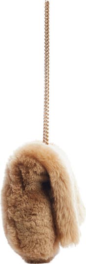 Small Kate Genuine Shearling Shoulder Bag