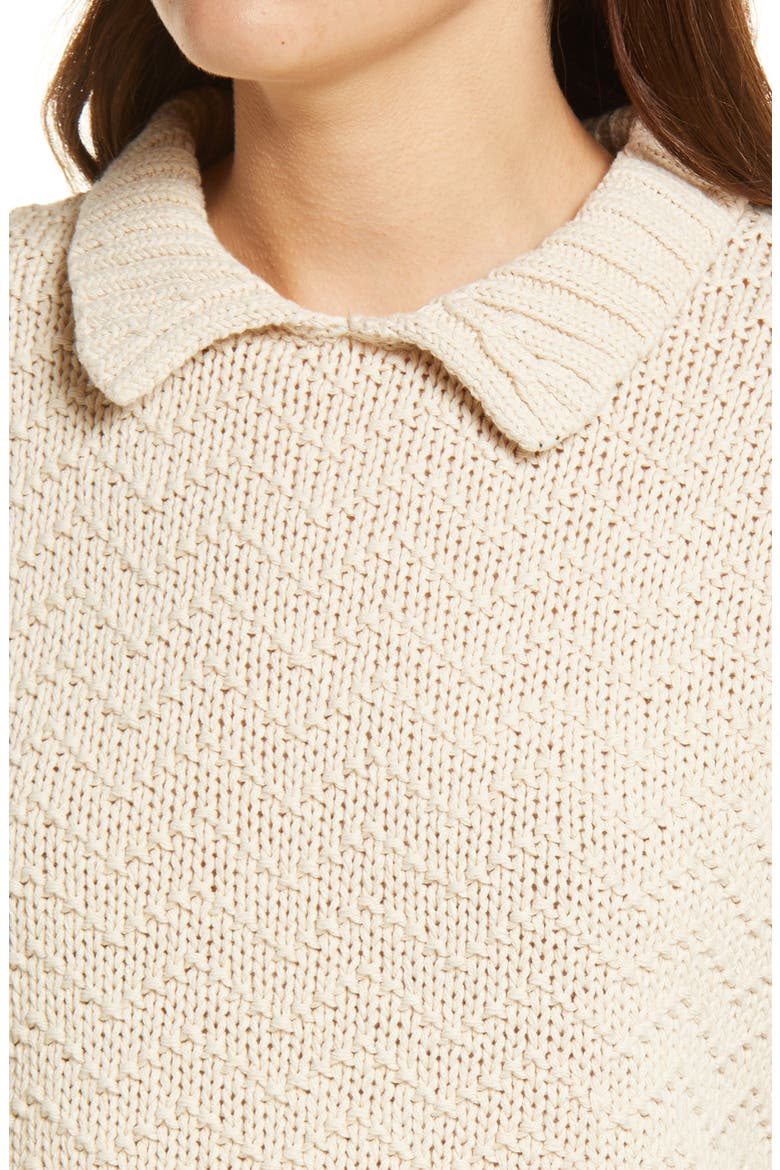 Winding Road Crop Sweater Tank, Alternate, color, NATURAL