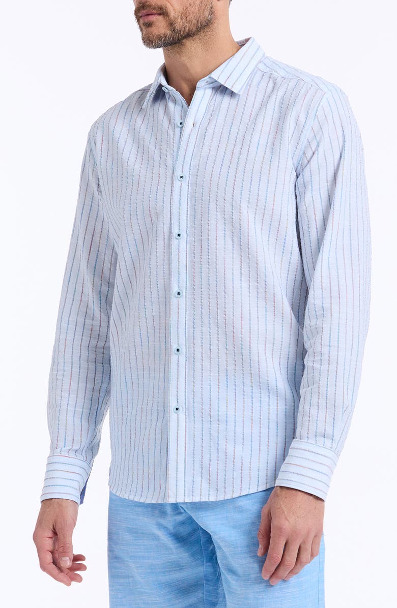 Robert Graham Wythburn Cotton Button-Up Shirt, Alternate, color, Multi