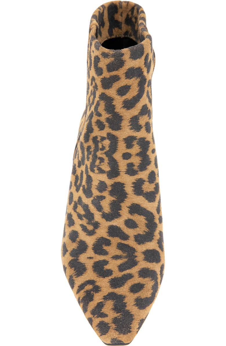 Kenneth Cole Mirandao Pointed Toe Boot, Alternate, color, Leopard Suede
