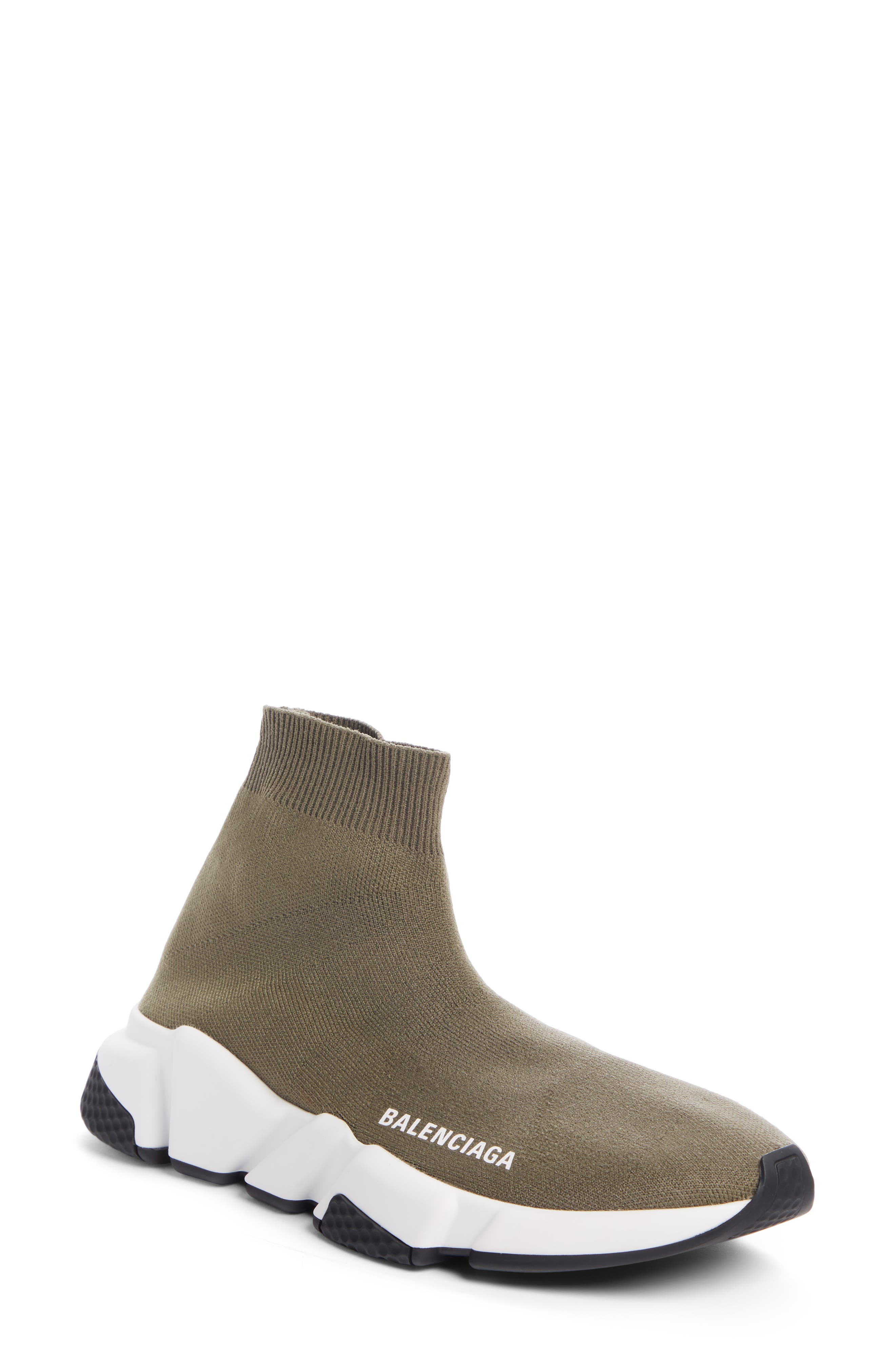 Speed Knit Sneaker, Main, color, KHAKI