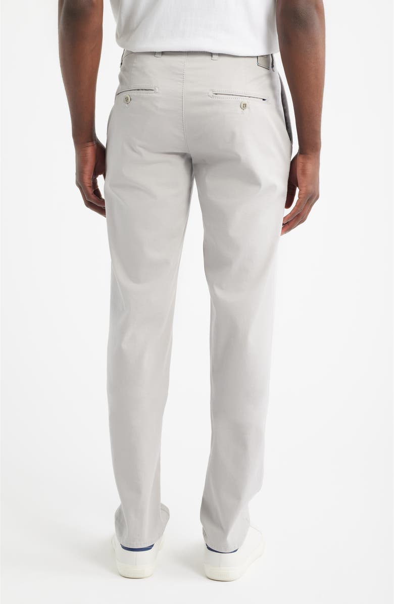 Brax Fabio IDX Flat Front Modern Fit Cotton Blend Chinos, Alternate, color, Platinum