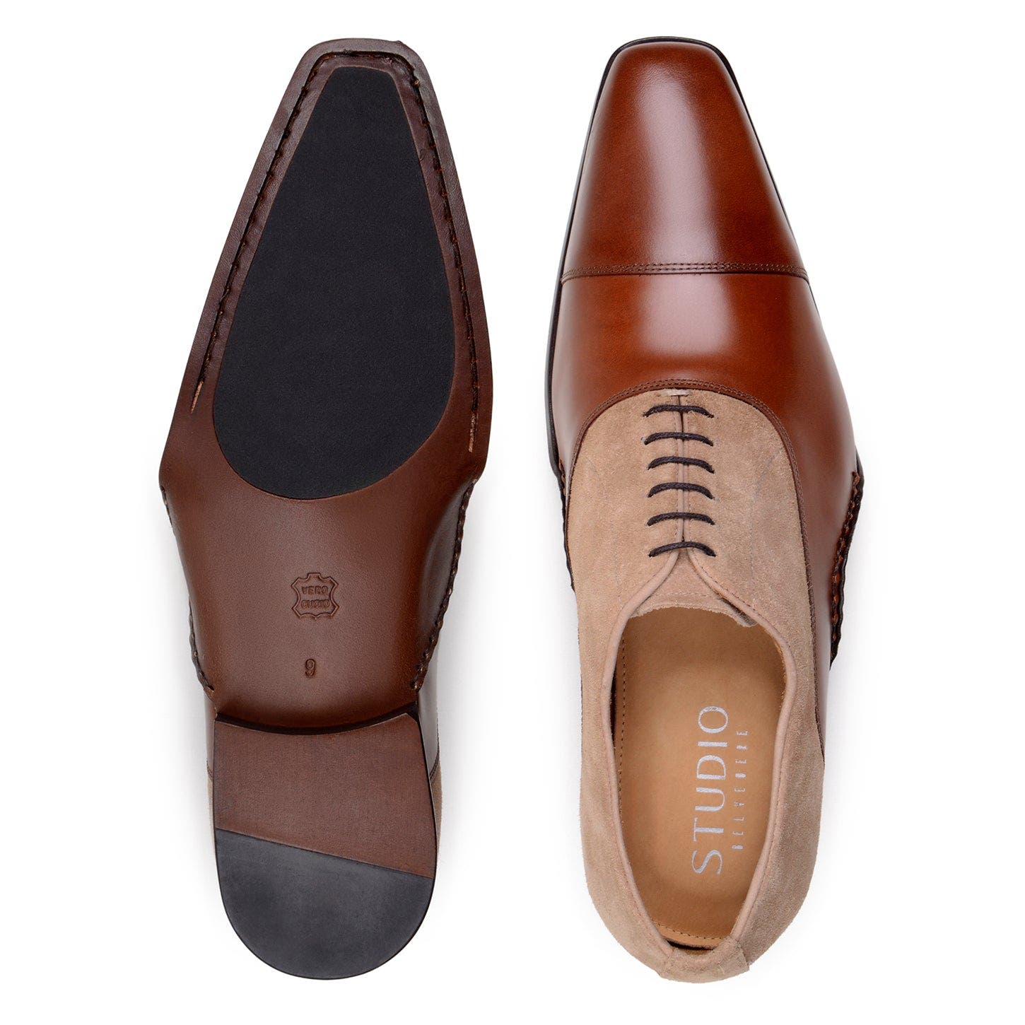 Leontes Oxford, Alternate, color, Cognac Oat