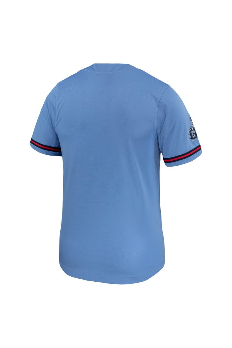 Men's Nike Light Blue Gonzaga Bulldogs Replica Baseball Jersey, Alternate, color, Light Blue