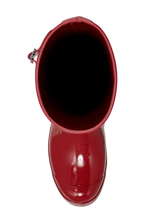 HUNTER HUNTER REFINED TALL GLOSS WATERPROOF RAIN BOOT 