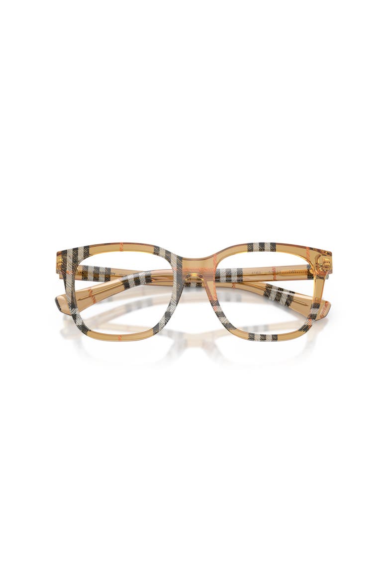 52mm Square optical glasses, Alternate, color, Brown