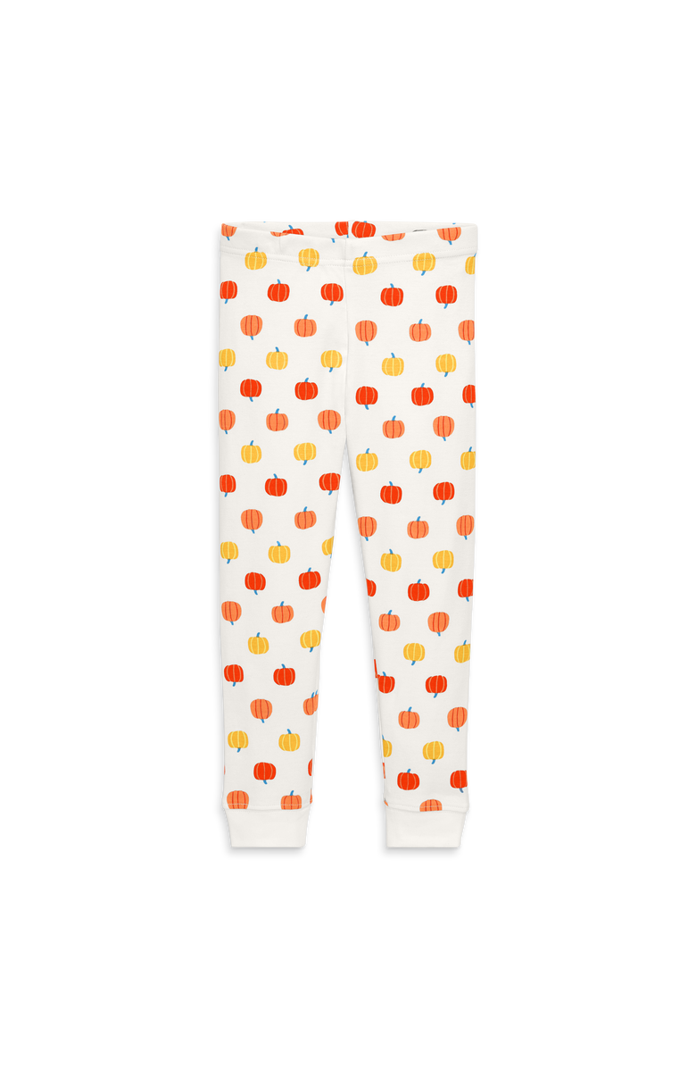 Primary Kids Organic Pj Pant In Candy Pumpkins, Main, color, Ivory/ Pumpkins