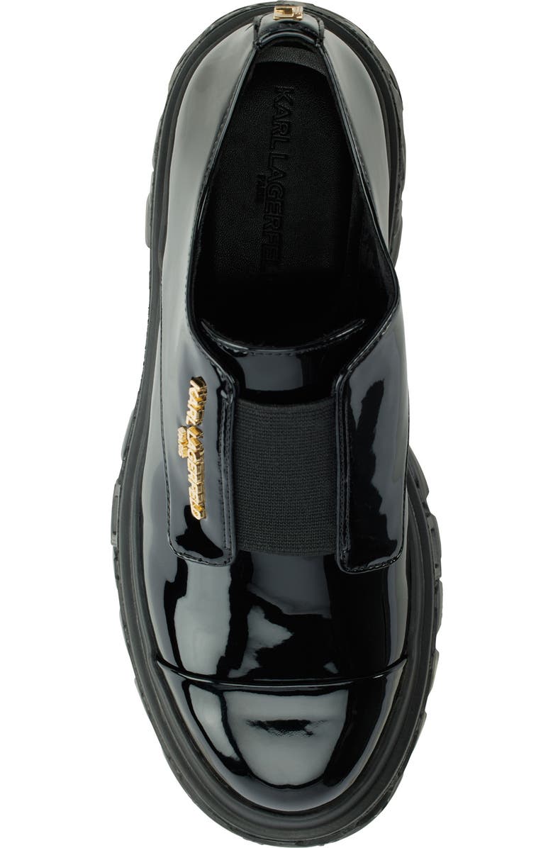 KARL LAGERFELD PARIS Lakely Lug Sole Loafer, Alternate, color, Black