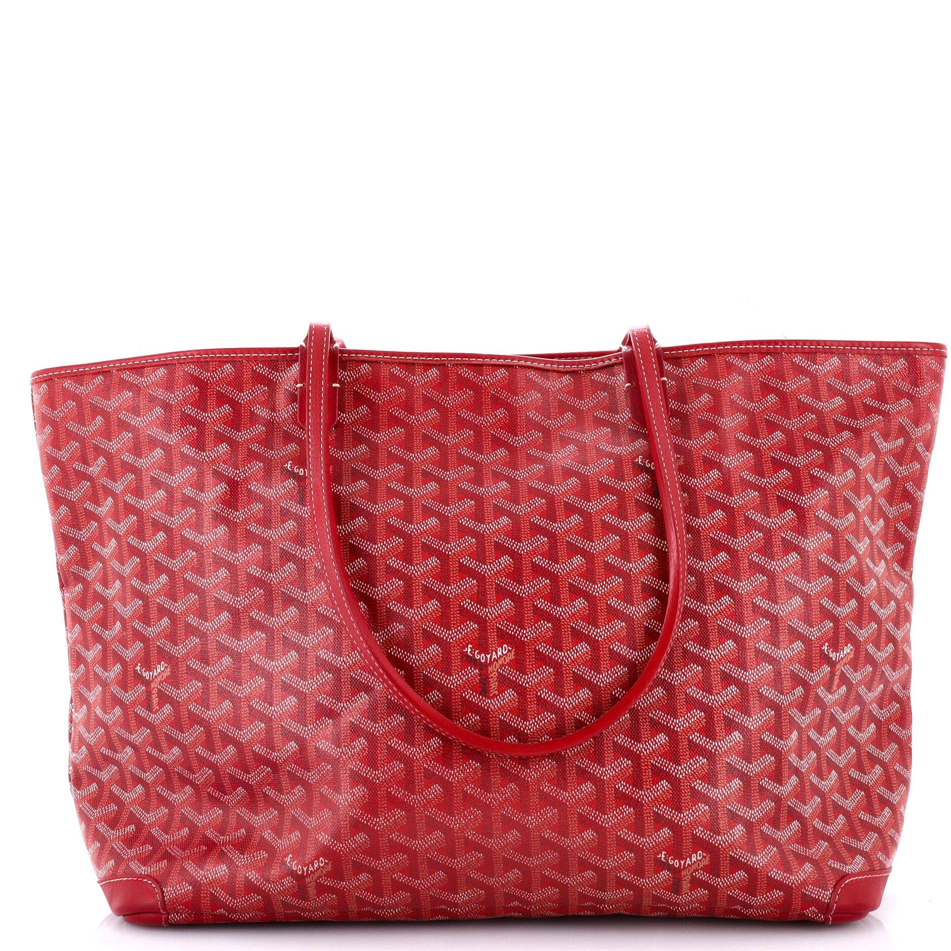 Artois Tote Coated Canvas MM, Main, color, Red