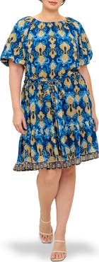 FLYING TOMATO Puff Sleeve Minidress