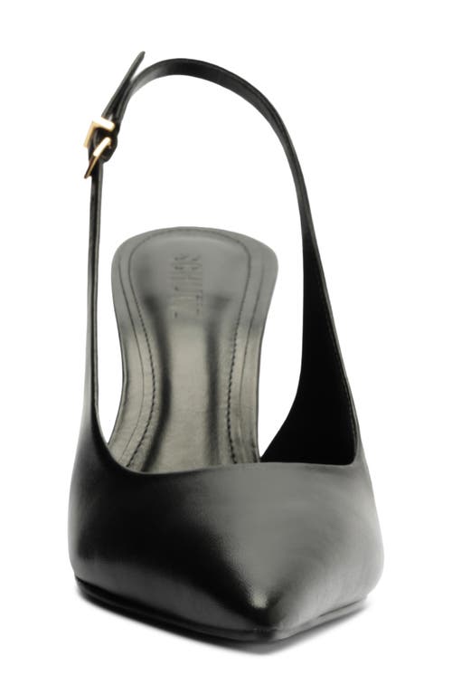 Schutz Paola Slingback Pointed Toe Pump In Black