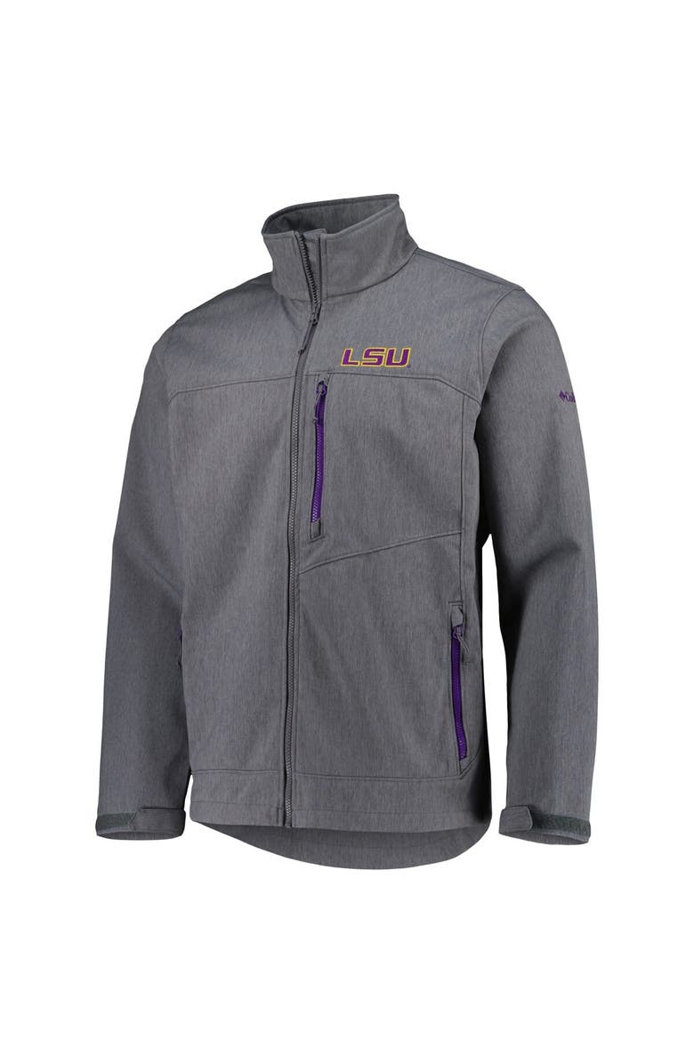 Columbia Men's Columbia Gray LSU Tigers Ascender II Full-Zip Jacket, Alternate, color,