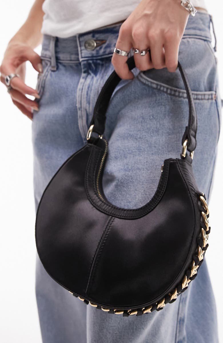 Topshop Selin Scoop Shoulder Bag, Alternate, color,