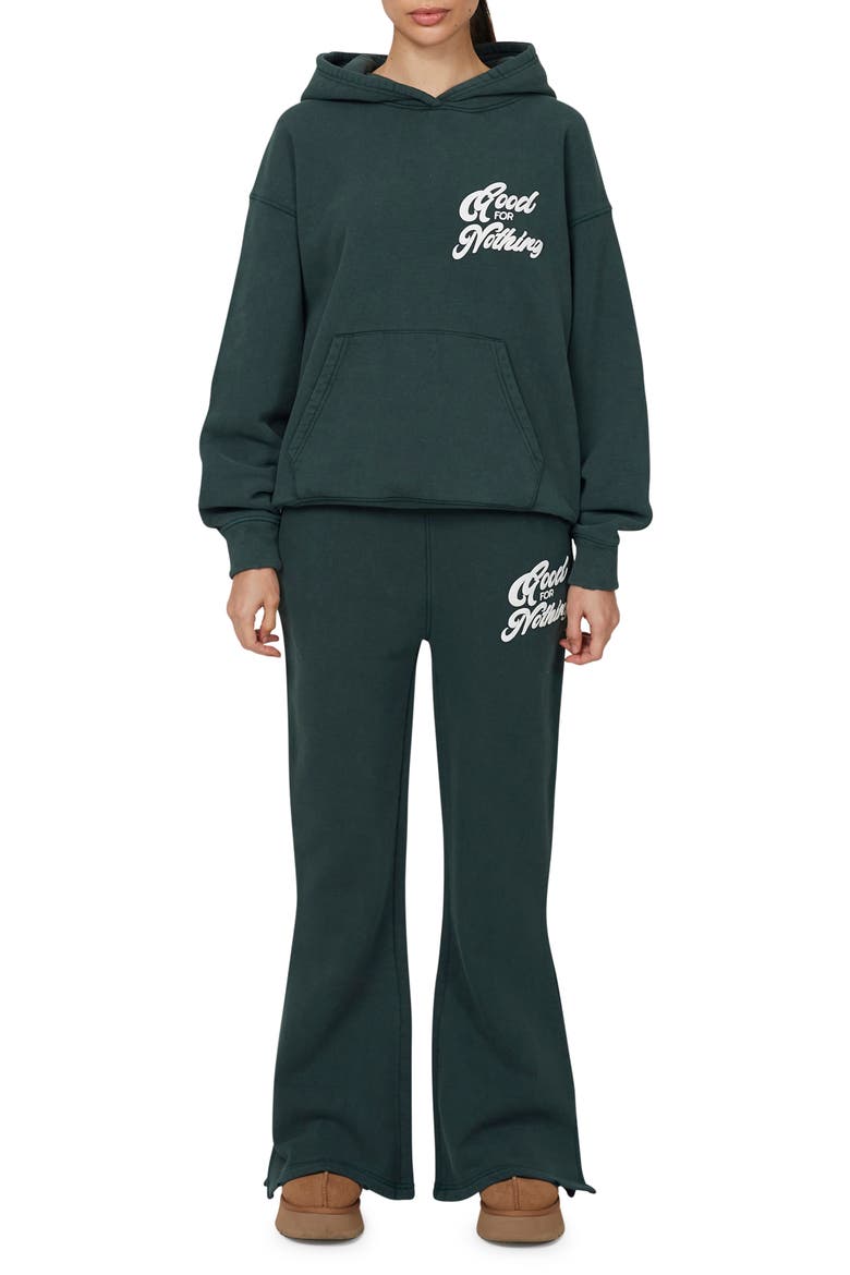 Funk Relaxed  Hoodie, Alternate, color, Green
