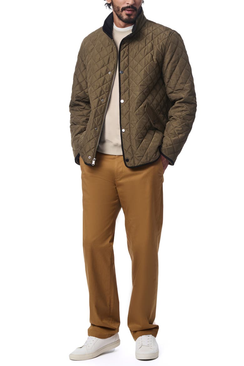 Smart Leisure Quilted Barn Jacket, Alternate, color, OLIVE