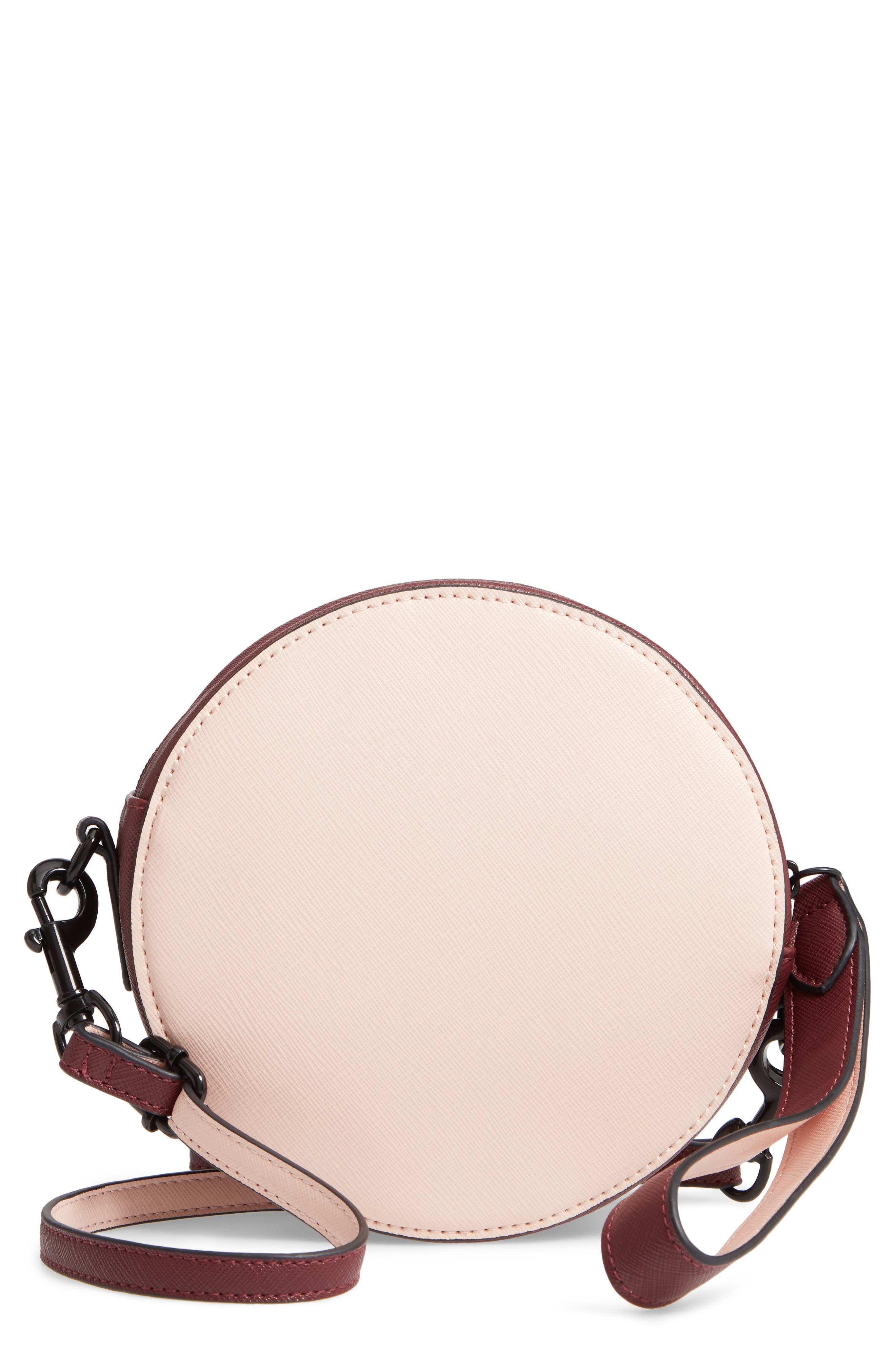 T-Shirt & Jeans Faux Leather Colorblock Canteen Crossbody Bag, Main, color, 