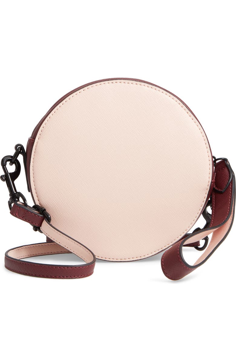 T-Shirt & Jeans Faux Leather Colorblock Canteen Crossbody Bag, Main, color,