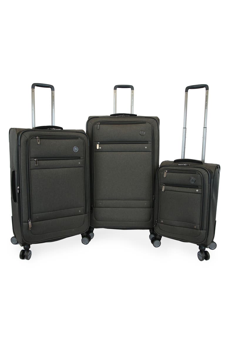 Havenport XL 3-Piece Softside Luggage Set, Main, color, BLACK CROSSHATCH