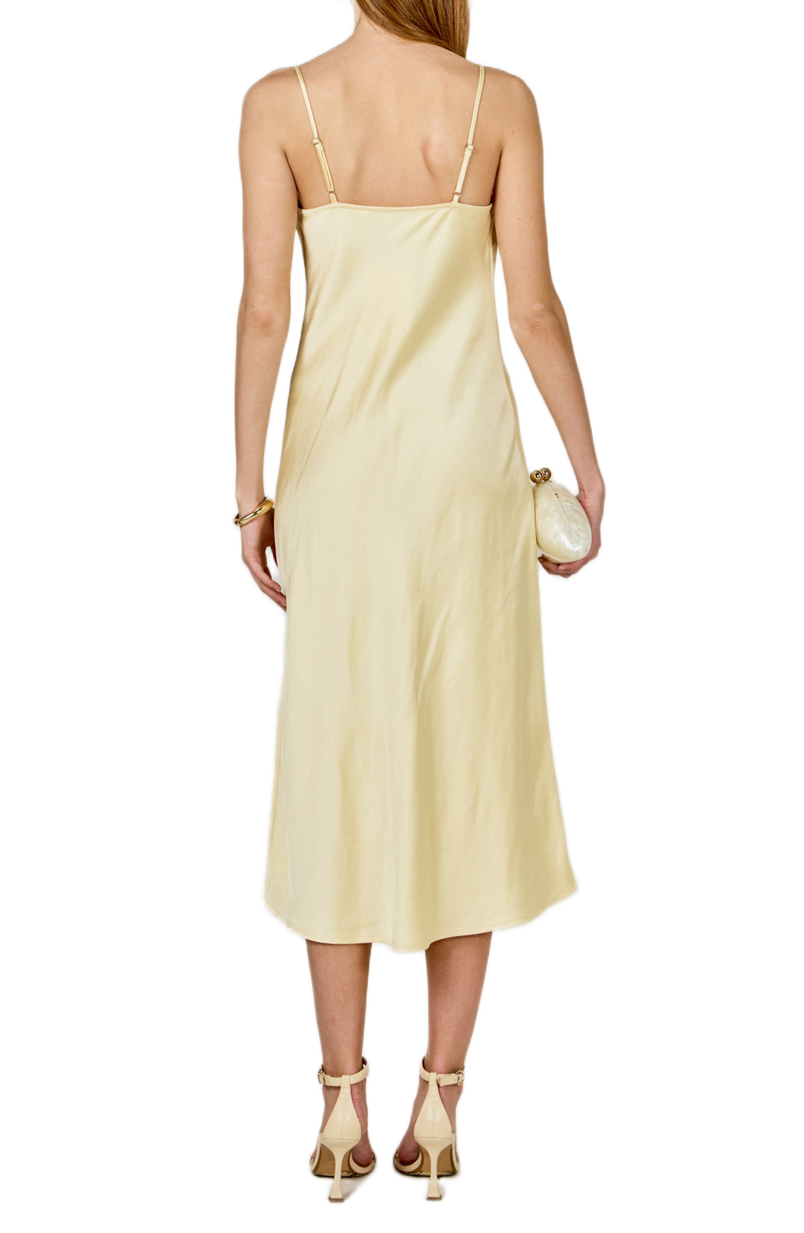 Satin Midi Dress - image 2