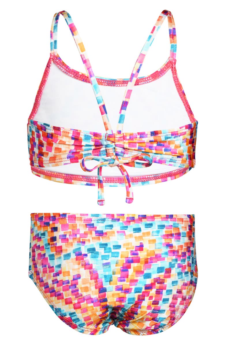 La Blanca Kids' Pebble Two-Piece Swimsuit, Alternate, color, Multi