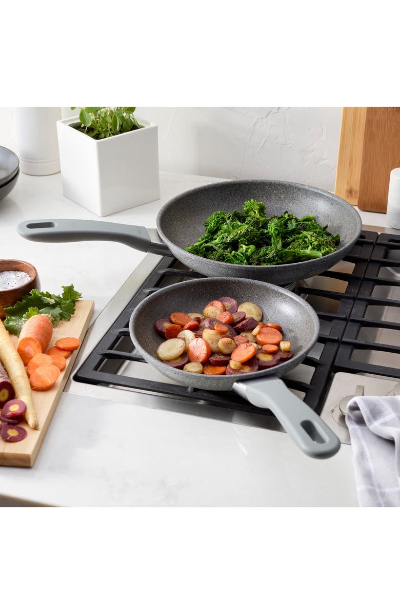 ZWILLING Parma Plus 2-Piece Nonstick Aluminum Fry Pan Set, Alternate, color, Grey