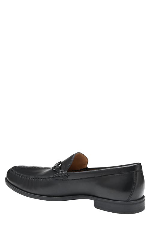 Johnston & Murphy Harrison Bit Loafer In Black Glove Leather
