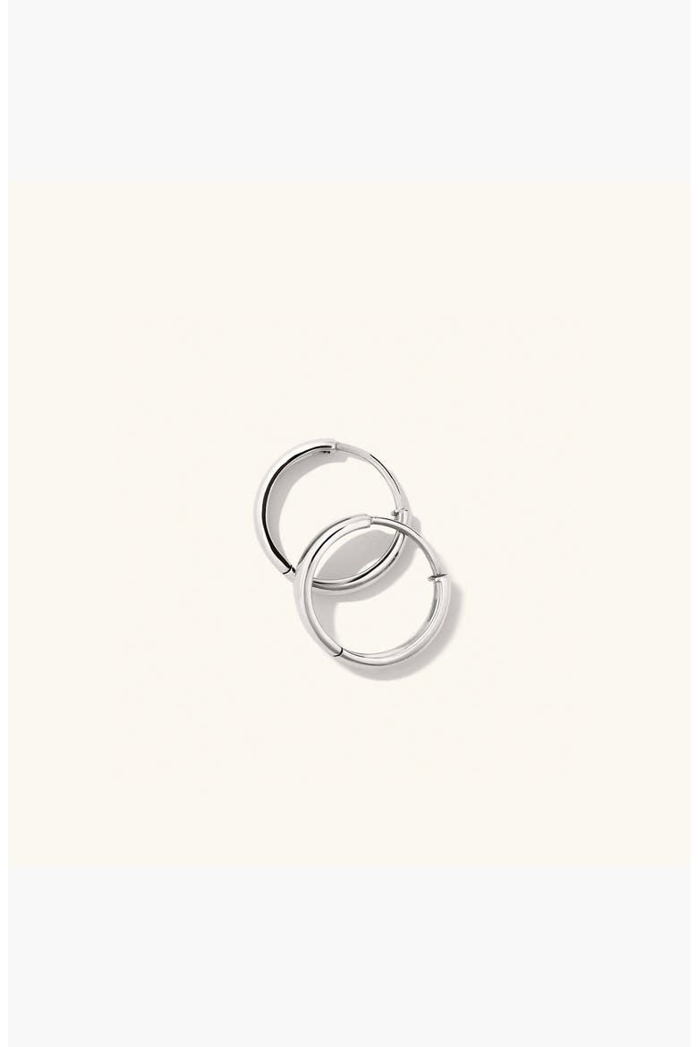 Bold Hoops, Alternate, color, Sterling Silver