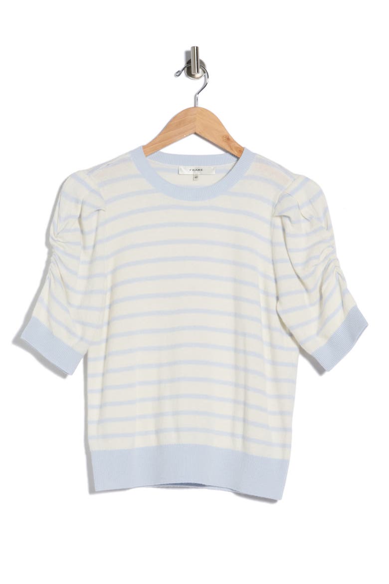 The Frankie Crewneck Wool Blend Sweater, Alternate, color, CHAMBRAY BLUE MULTI