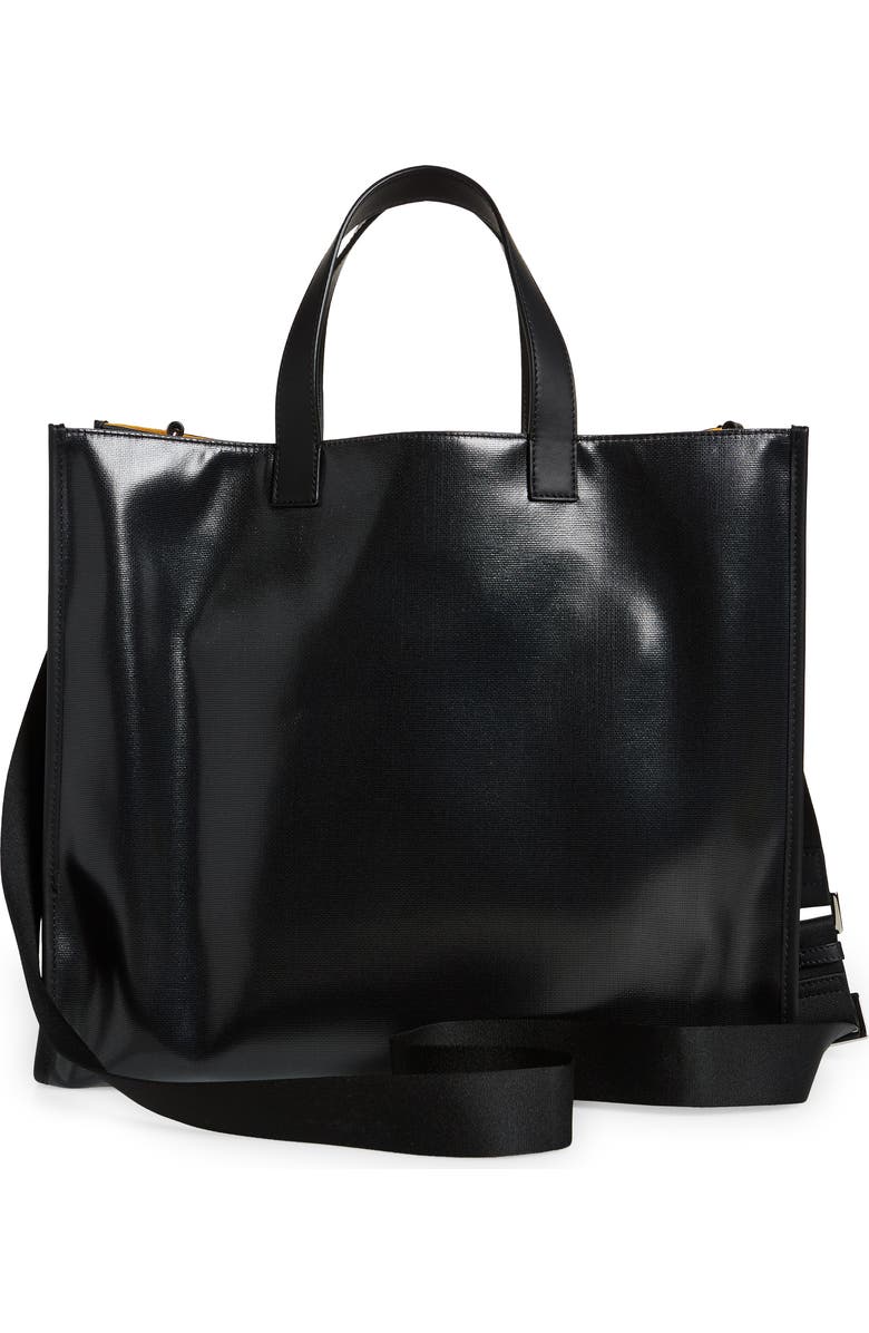 Fendi x Sarah Coleman Fisheye Logo Coated Canvas Tote, Alternate, color,