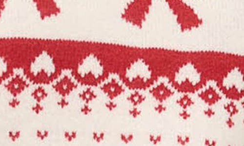 Blu Pepper Bow Crewneck Sweater In White