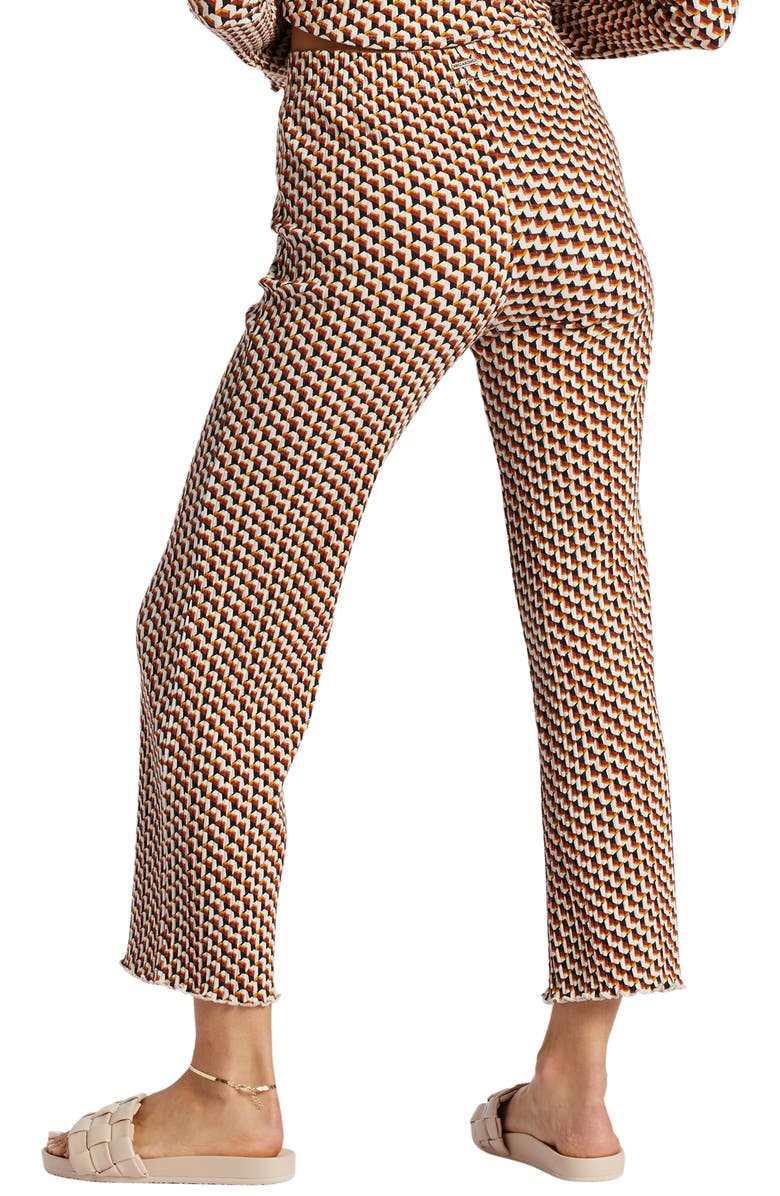 Billabong Come Back Floral Rib Crop Pants, Alternate, color,
