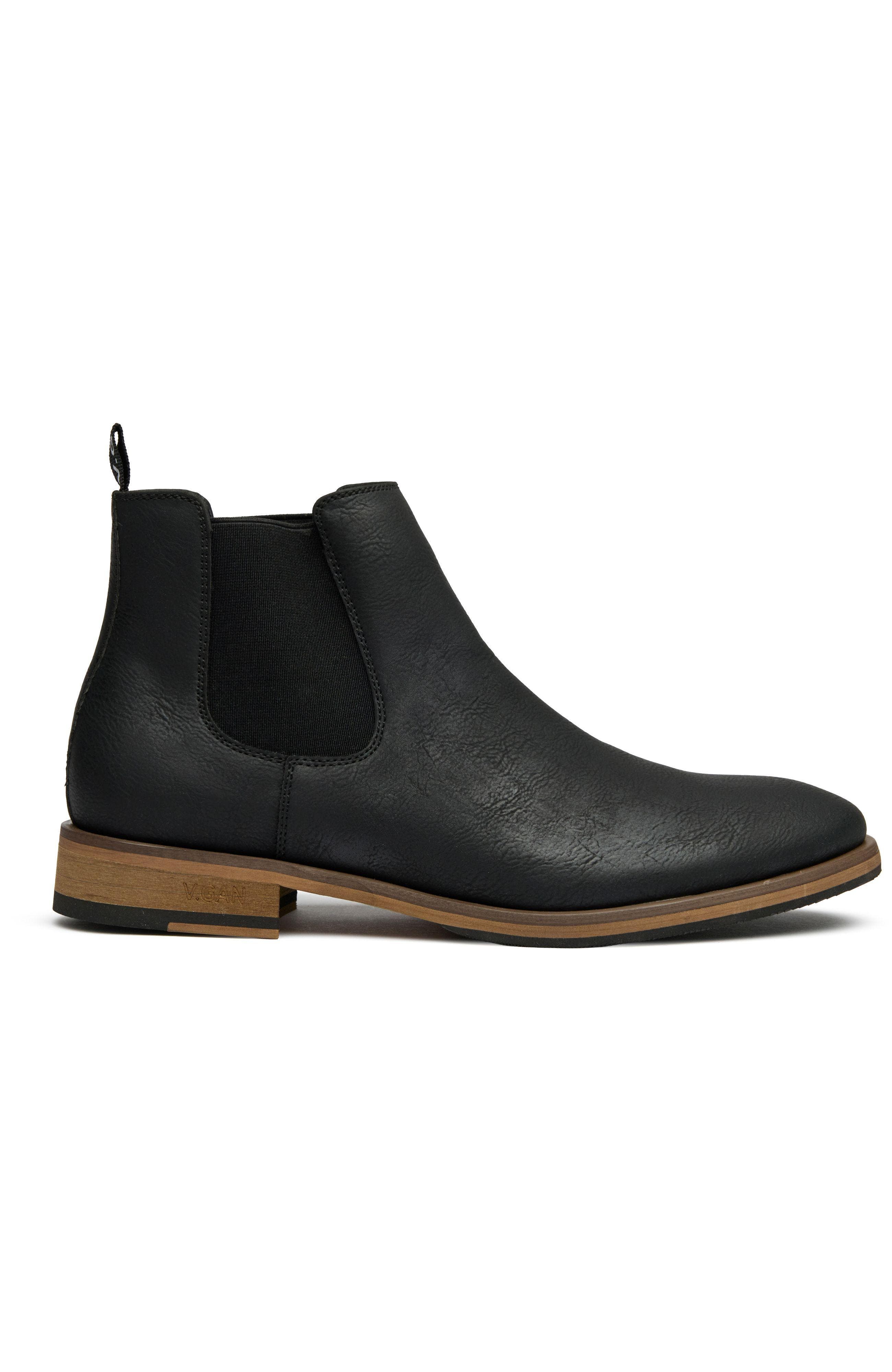 V.GAN LONDON Vegan Chilli 2 Chelsea Boots, Main, color, Black