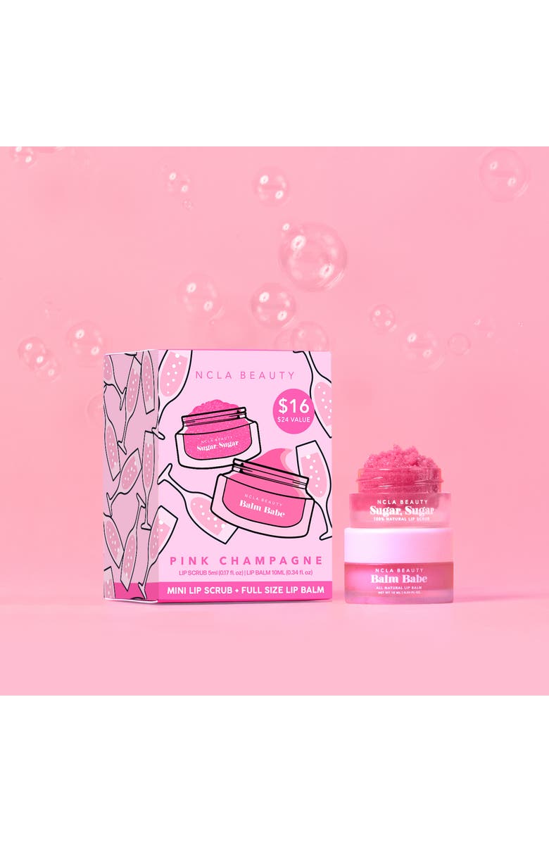 NCLA BEAUTY Pink Champagne Mini Lip Care Set, Alternate, color, N/A