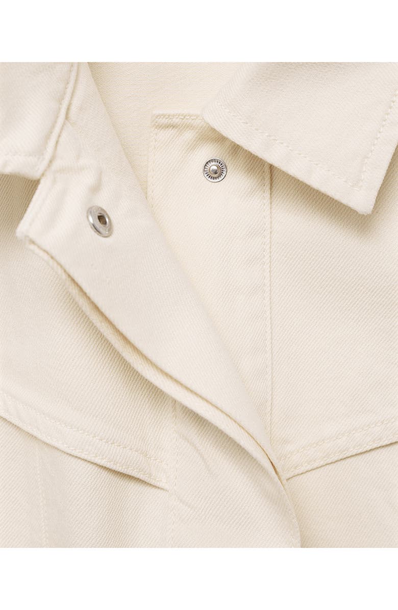 MANGO Denim Vest, Alternate, color, Ecru