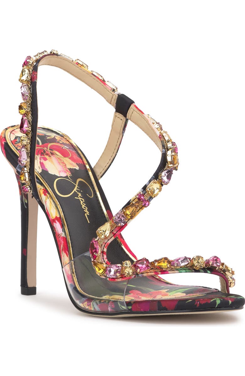 Jessica Simpson Jaycin Sandal, Main, color, Black Combo