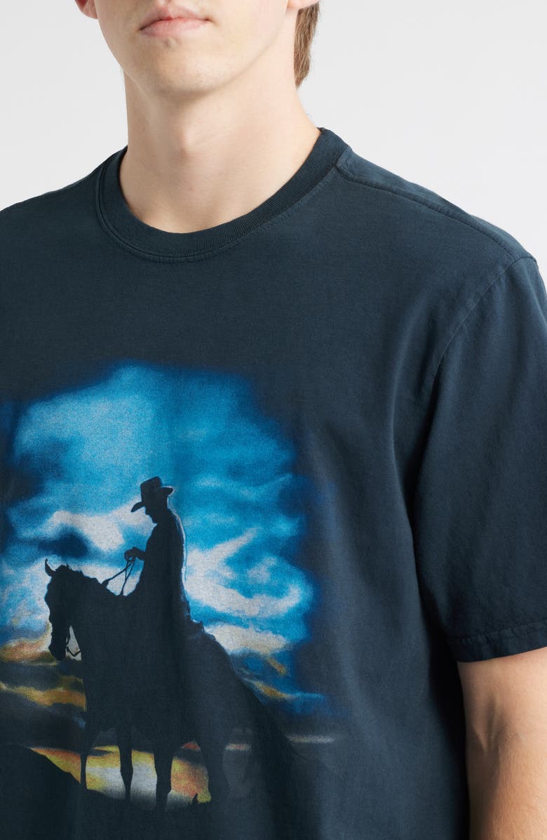 ONE OF THESE DAYS Harvest Moon Graphic T-Shirt, Alternate, color, Washed Black