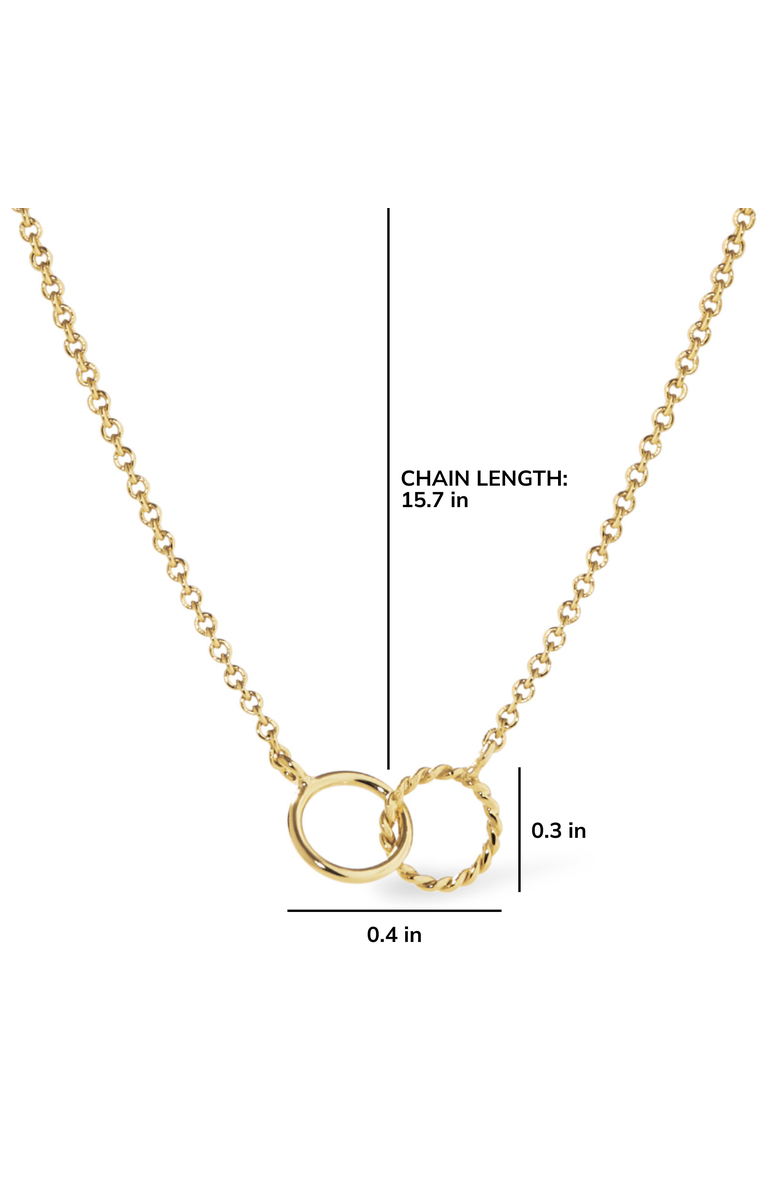 Ana Luisa Interlocking Circles Necklace - Sam, Alternate, color,
