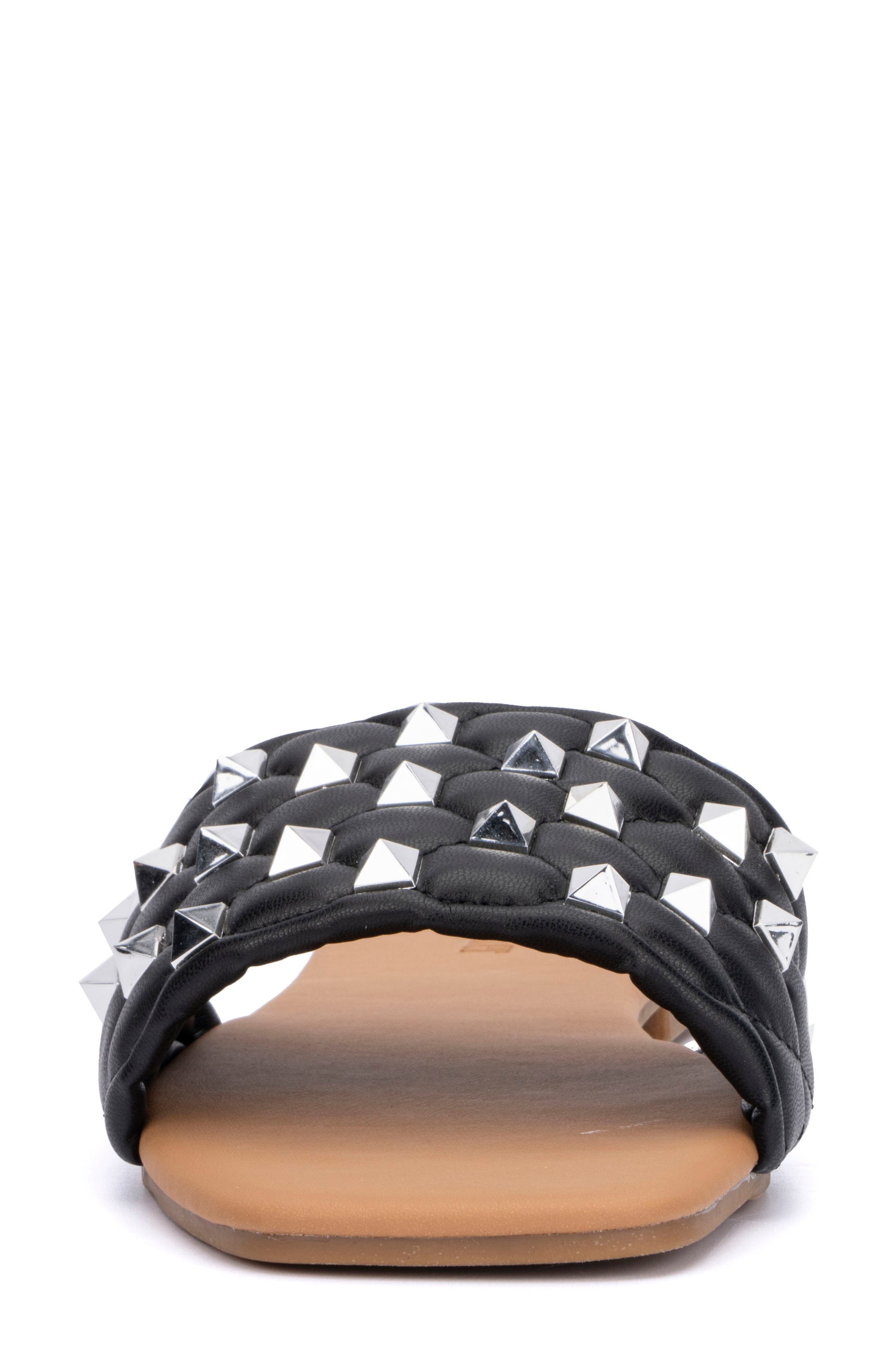 OLIVIA MILLER Shelly Quilt Stud Sandal, Alternate, color, 