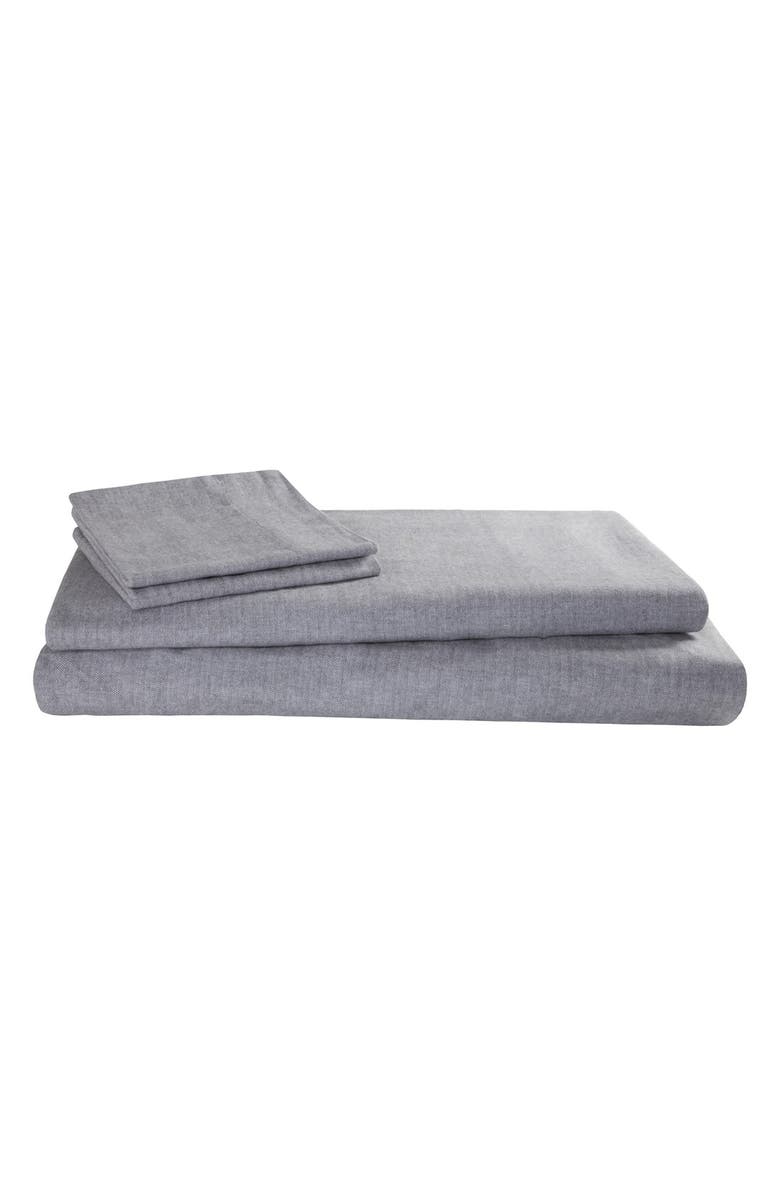 UGG<sup>®</sup> 'Luxe' Flannel Sheet Set, Alternate, color, 