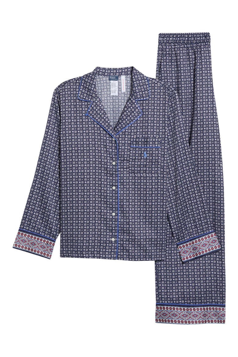 Foulard Madison Pajama Set, Alternate, color, ALAN FOULARD BL