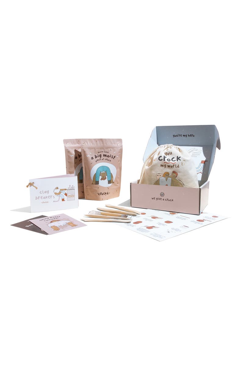 CROCKD DIY Pottery Kit, Main, color, 