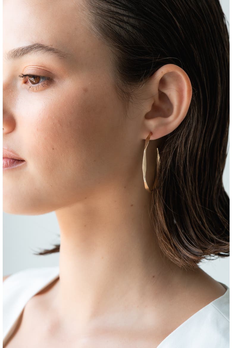 Scallop Hoops, Alternate, color, 14K Gold Filled