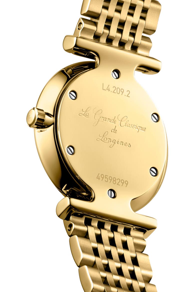 La Grande Classique Bracelet Watch, 24mm, Alternate, color, GILT