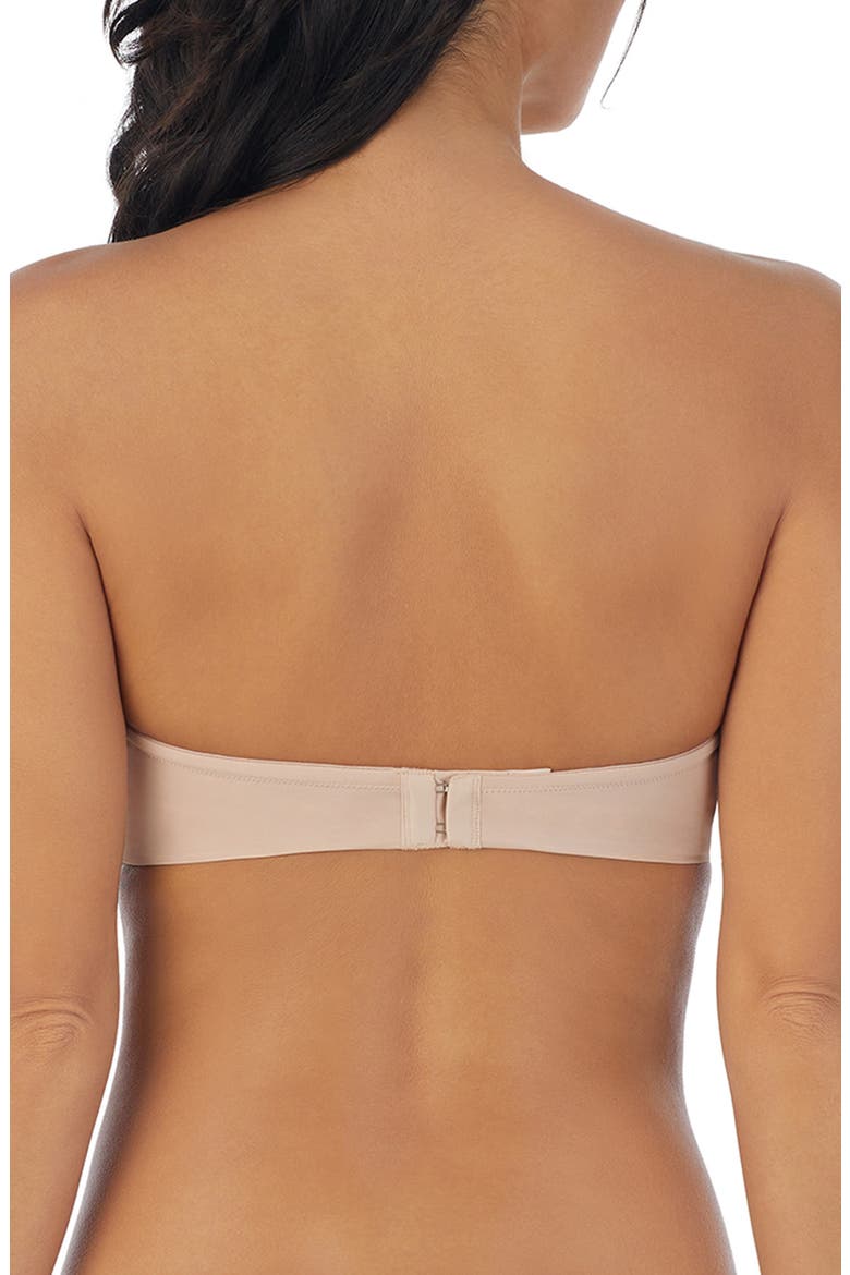 Sleek Micro Underwire Strapless Plunge Bra, Alternate, color, CHAMPAGNE