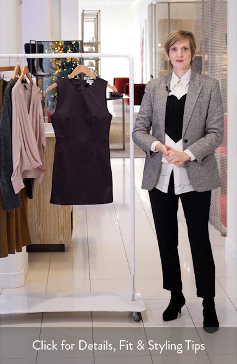 Garden Duchess Satin Minidress, sales video thumbnail