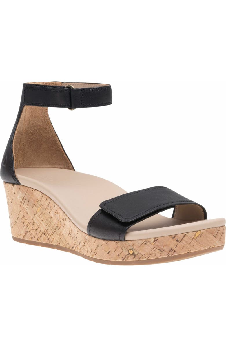 ABEO Riviera Ankle Sandal, Main, color, Black Nubuck
