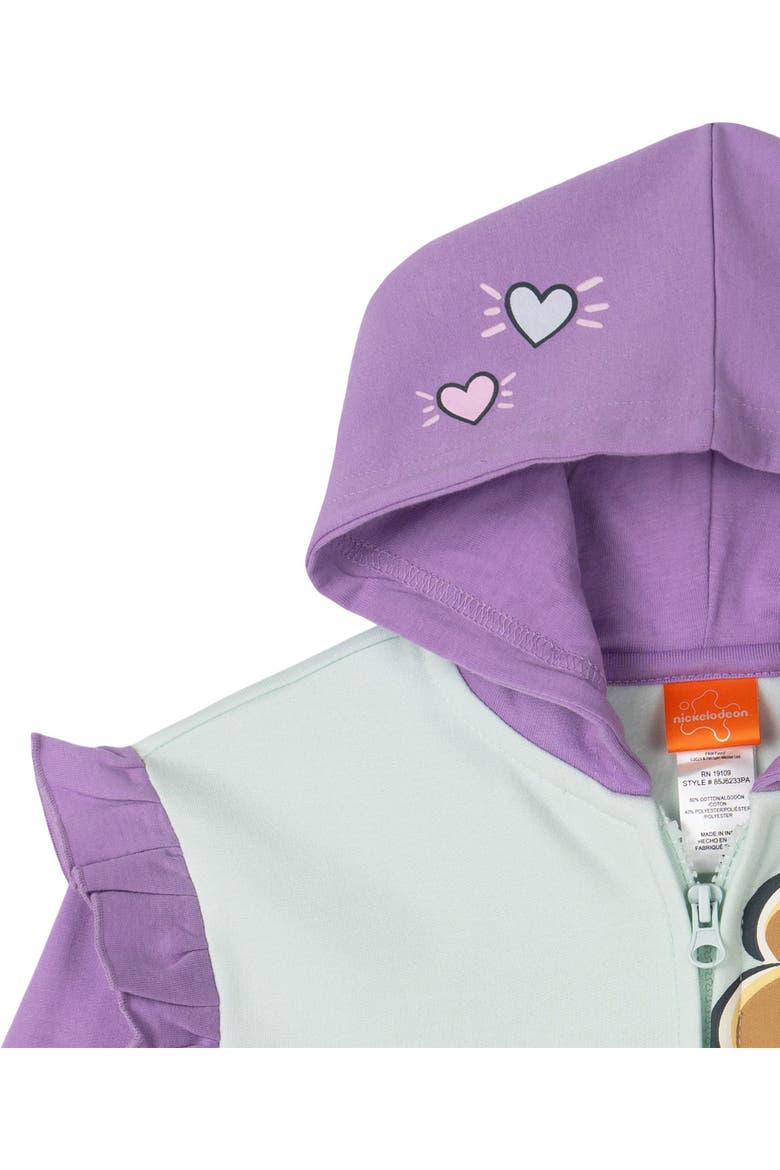 Fleece Zip-Up Hoodie, Alternate, color, Skye Everest Lilac