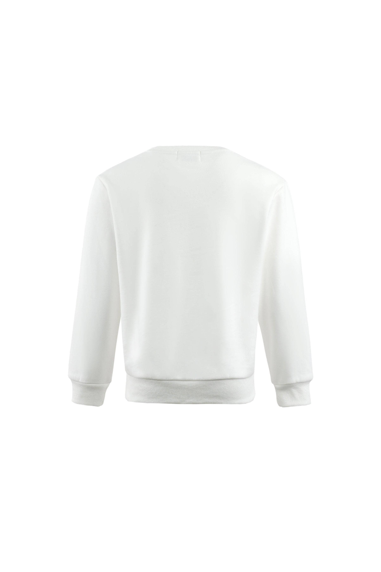 Crystal Girl Power Sweatshirt, Alternate, color, White