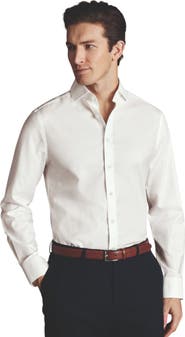 Charles Tyrwhitt Cutaway Collar Non-Iron Twill Shirt